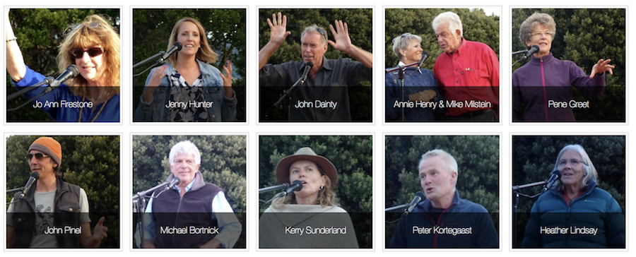 The Call of the Wild storytellers at Tahuna Beach Holiday Park